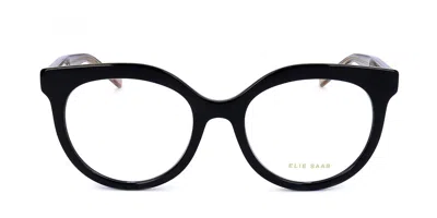 Elie Saab Es 093 807 Women's Glasses Black Size 51 - Free Lenses - Blue Light Block Available In Shiny Black