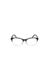 Elie Saab Es Rectangular Frame Glasses In White
