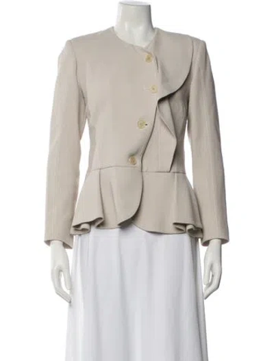 Pre-owned Elie Saab Evening Jacket In Neutral