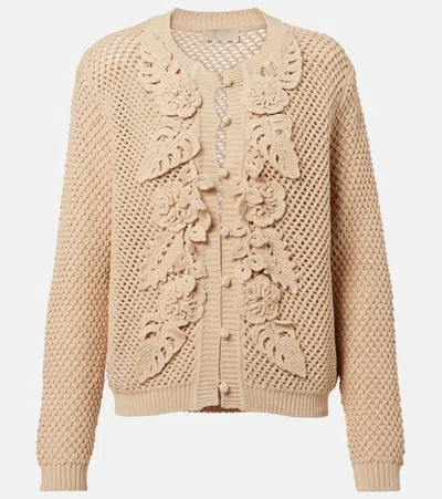 Elie Saab Cardigan Aus Häkelstrick