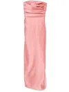 Elie Saab Floral-appliqué Gown In Pink