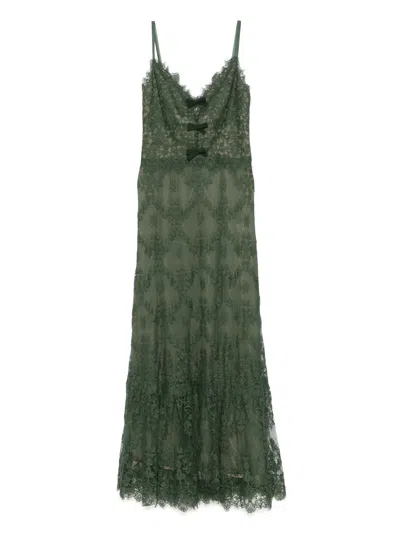 Elie Saab Floral-lace Dress