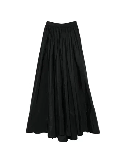 Elie Saab Gathered Maxi Skirt In Black