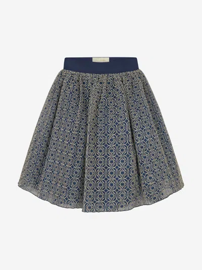 Elie Saab Babies' Girls Skirt 6 Yrs Blue