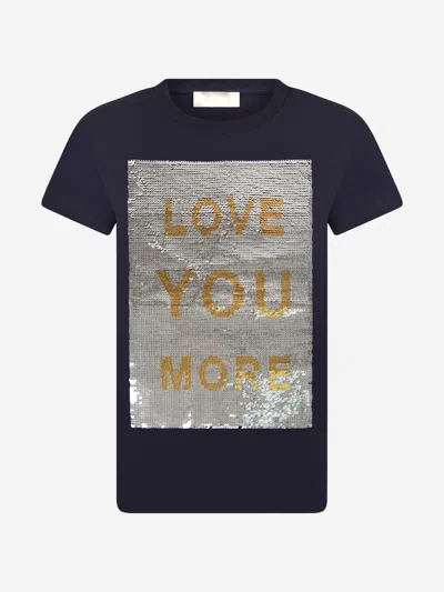 Elie Saab Babies' Girls T-shirt 6 Yrs Blue