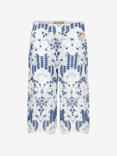 Elie Saab Kids' Girls Trousers 14 Yrs White