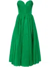 Shop Elie Saab Heart-shaped Taffeta Gown In Green
