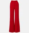 Elie Saab High-rise Cady Flared Pants In Red