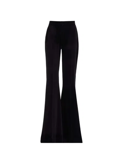 Elie Saab High-waist Flared Trousers In Blue