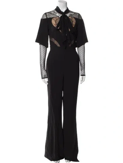 Pre-owned Elie Saab Jumpsuit In Black