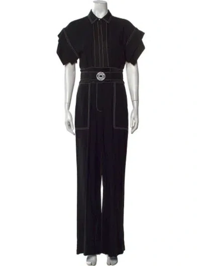 Pre-owned Elie Saab Jumpsuit In Black