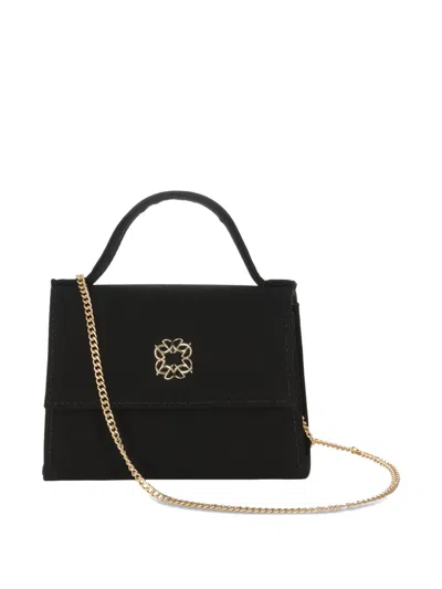 Elie Saab Junior Logo-detail Shoulder Bag In Black