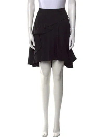 Pre-owned Elie Saab Knee-length Skirt In Black