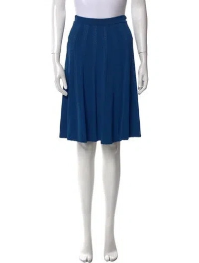 Pre-owned Elie Saab Knee-length Skirt In Blue