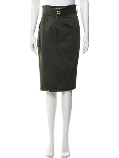 Pre-owned Elie Saab Knee-length Skirt In Green