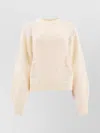 Elie Saab Knitted Sweater With Lace Inserts