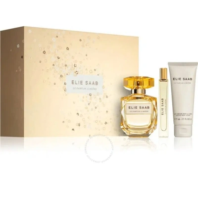 Elie Saab Kids'  Ladies Le Parfum Lumiere Gift Set Fragrances 7640233341605 In Orange