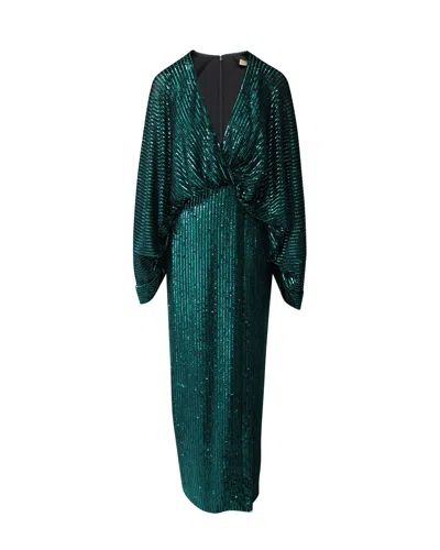 Elie Saab Laurel Sequined Gown In Green Polyester