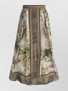 Elie Saab Printed Cotton Long Skirt Foulard38 Printed Cotton
