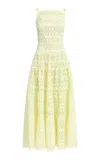 Elie Saab Macrame Midi Dress