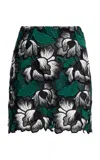 Elie Saab Macrame Mini Skirt In Multi