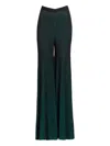 Elie Saab Metallic Trousers In Green