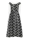 Elie Saab Off-shoulder Dress In Black