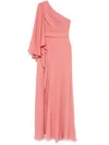 Elie Saab One-shoulder Gown In Pink