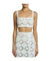 Elie Saab Pattern Sling In White