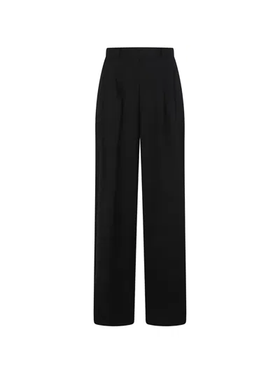Elie Saab Pleated Trousers In Black