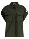 Elie Saab Oversized Poplin Shirt