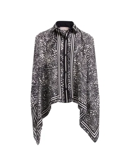 Elie Saab Printed Shirt In White