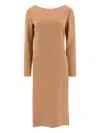 Elie Saab Ruffled Open-back Dress In Neutral