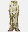 Elie Saab Savannah-print Chiffon Kaftan