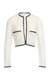 Elie Saab Sequined Mesh Jacket