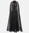 Elie Saab Robe Aus Einem Seidengemisch Mit Pailletten In Schwarz