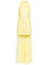 Elie Saab Sequinned Mini Dress In Yellow