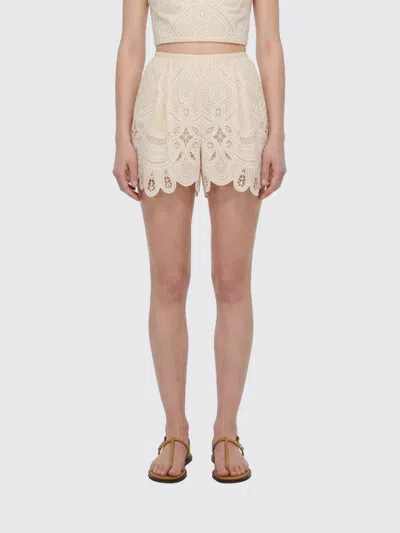 Elie Saab Shorts Woman In Neutral