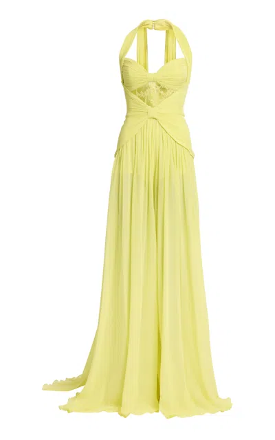 Elie Saab Silk & Lace Jumpsuit