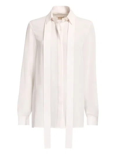 Elie Saab Silk Shirt In Brown