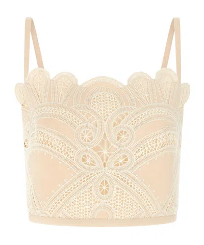 Elie Saab Strap-style Tank Top In Nude
