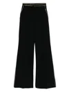 Elie Saab Embellished Wide-leg Cady Pants