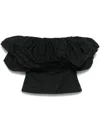 Elie Saab Taffeta Blouse In 黑色
