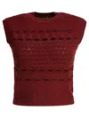 Elie Saab Crochet Crop Top Fireball Lilys Crochet