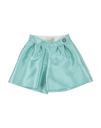 Elie Saab Babies'  Toddler Girl Shorts & Bermuda Shorts Turquoise Size 6 Polyester, Silk In Blue