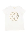 Elie Saab Babies'  Toddler Girl T-shirt White Size 6 Cotton