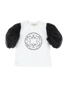 Elie Saab Toddler Girl T-shirt White Size 6 Cotton, Elastane, Silk In White