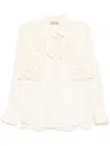 Elie Saab Vest-effect Shirt In Neutrals