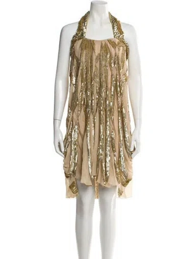Pre-owned Elie Saab Vintage Mini Dress