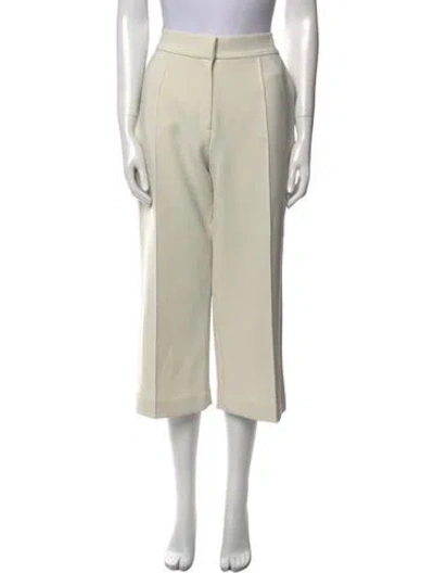 Pre-owned Elie Saab Wide Leg Pants In Neutral